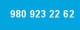 980 923 22 62 980 923 22 62